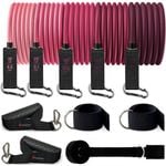 METEOR 5-70kg Resistance All-in-One Resistance Bands Set (Red Gradient)
