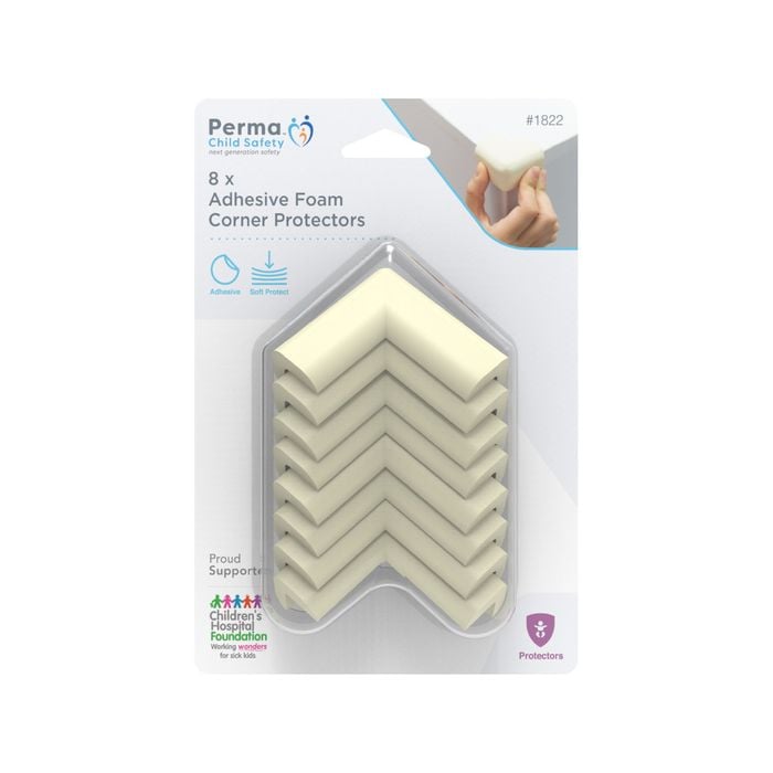 Perma Child Safety Foam Corner Protectors – 8 Pack