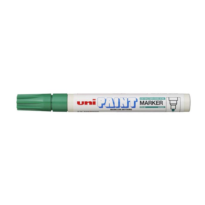Uni PX20 Medium Bullet Tip Paint Marker 12pcs (Green)