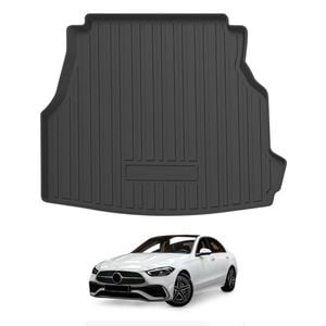 AUSGO Boot Liner for Mercedes-Benz C-Class C Class W206 Sedan 2021-Onwards Cargo Trunk Mat Boot Mat