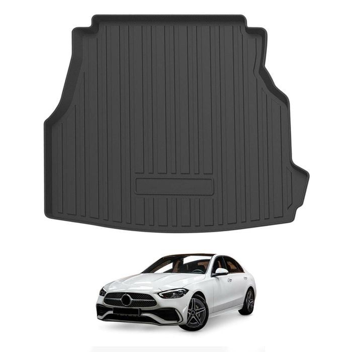 AUSGO Boot Liner for Mercedes-Benz C-Class C Class W206 Sedan 2021-Onwards Cargo Trunk Mat Boot Mat