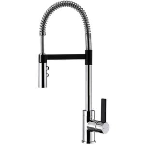 Methven    Chrome Black Lead Free Pull Down Culinary Gaston Sink Mixer