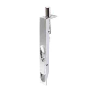 Lane 150mm Brushed Satin Chrome Flush Bolt