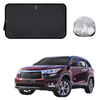 Front Windscreen Sun Shade for Toyota Kluger 2014 - 2020 (XU50) - Standard 150 x 85 cm - Black