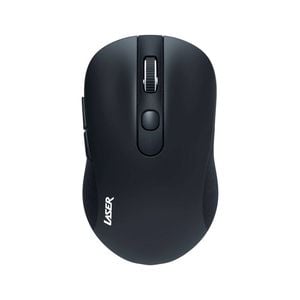 Laser Ergonomic Wireless USB Mouse for PC Laptop Desktop Mac Windows Black