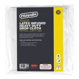 Haydn 3.2 x 2.8m Heavy Duty Latex Drop Cloth