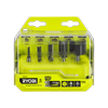 Ryobi 5-Piece Straight Router Bit Set