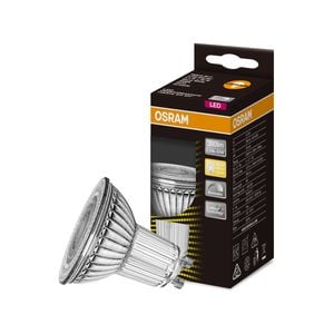 Osram GU10 LED 400lm Warm White 5W Non Dimmable Glass Downlight