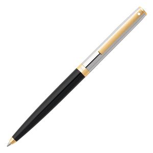 Sagaris Black/Chrome/Gold Trim Pen (Ballpoint)