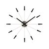 NeXtime Stainless Steel 58cm Plug-Inn Wall Clock Home/Room Decor Display Black