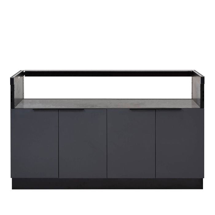 AlfrescoPlus 1530mm Cadet Grey BBQ Module and Air Frame