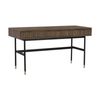 Modern Furniture HAMILTON Study Desk Oak & Acacia Veneer 140cm - Toffee