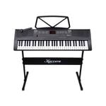 Karrera 61-key Electronic Piano Keyboard 75cm With Stand - Black