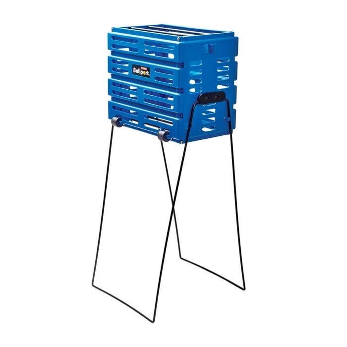 Tourna Ballport 80 Tennis Ball Basket 80-ball Capacity W/ Wheels Lightweight Carrier In Blue