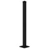 FenceLab 65 x 65 x 1900mm Black Powdercoated Steel Flanged Post