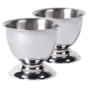 Stainless Steel Egg Cups - Pack of 2