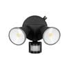 Brilliant Black Lamy DIY Twin Security Light With Sensor
