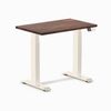 Desky Dual Mini Softwood Sit Stand Desk Wheat Frame 80cm