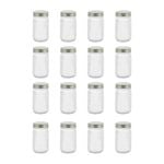 16PK Lemon & Lime Roma Ribbed Conserve Glass Jar with Lid 450ml