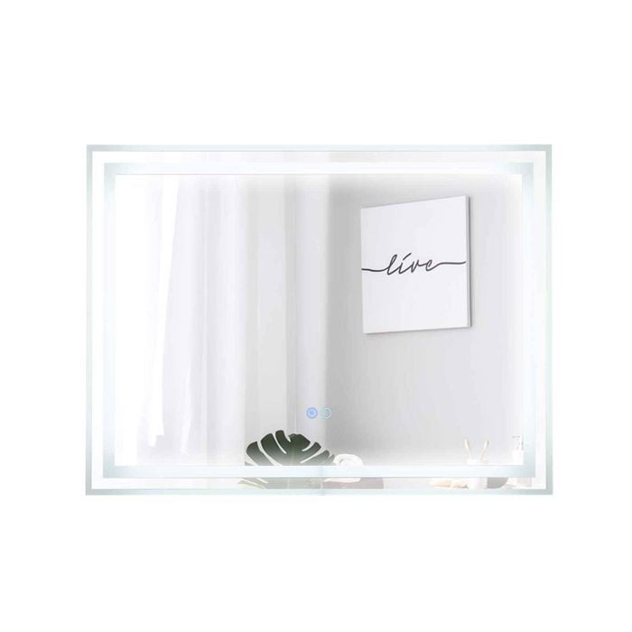 Costway Bathroom Led Vanity Mirror Touch Switch Anti-fog Aluminum