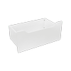 Lugna White Scallop Drawer - To Suit 450 x 580mm Cabinet Shell