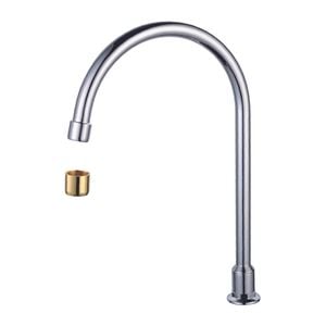 Shaw & Mason Large Chrome Swivel Spa Spout Hob