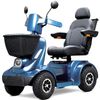 Equipmed Comfortcruise Large Mobility Scooter, 15km/h Top Speed, Up To 45km Range, Strong Climbing, 180kg Capacity, Blue