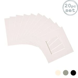 20x Picture Photo Mounts - To Fit Frame Size 4 X 4" For Image Size 2 X 2"