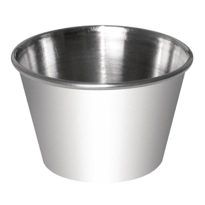 Olympia Sauce Cups Stainless Steel 12 Pack 70ml Commercial Kitchen Tableware