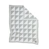 Living Textiles Chenille Blanket - Sage Triangles