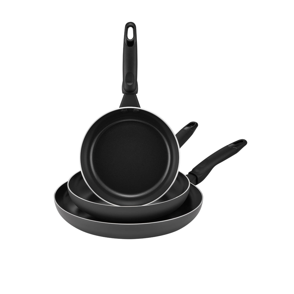 RACO SmartStart Ceramic Nonstick Induction Triple Pack Frypans 20/24 ...