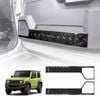 Anti Kick Car Door Panel For Suzuki Jimny 3-Door 2018-Onwards Steel Protective Side Edge Carbon Fibre