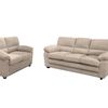Lincole Corduroy 2-Piece Sofa Set - Khaki