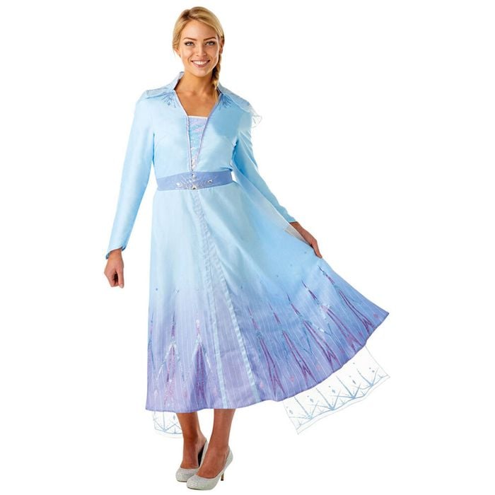 Disney Elsa Disney Deluxe Frozen 2 Adult Womens Fancy Dress Up Costume Size M