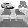 6D Diamond Car Floor Mats for Toyota Aurion 2012-2017-Full Set-Grey-Outback GT