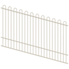 ProtectorAl 1201-2400W x 1500H Surfmist Loop Top Pool Fence Panel Raked Up to 15º