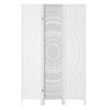 Artiss 3 Panel Room Divider Screen 132x170cm Circle White