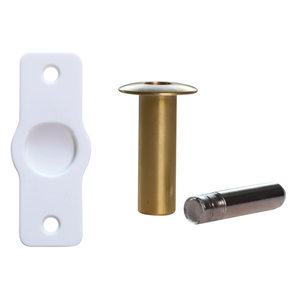 Fantom Hardware Brass Barn Magnetic Doorstop 