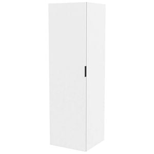 Lugna 2048 x 600 x 580mm White 5 Shelf 1 Left Hand Door Cabinet - White