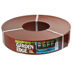 Icon Plastics 75mm x 30m Jarrah Garden Edge