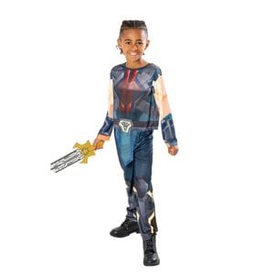 Kids He Man Masters Halloween Costume with Muscle Shirt Pants and Printed Sword, 3-4-YRS