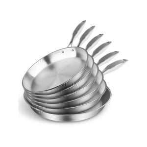 SOGA 6X Stainless Steel Fry Pan Induction Skillet