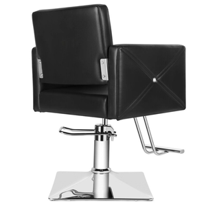 Hydraulic Barber Salon Chair 360 Swivel up to 200KG Height Adjustable Black