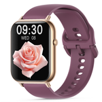 Bluetooth Smart Watch 2.1" LCD BT 5.0 Blood Pressure Heart Rate - Purple