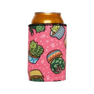 Stubbyz Cats in a Flowerpot Stubby Cooler Standard