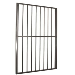 ProtectorAl 975 x 1750mm Black Flat Top Pedestrian Gate