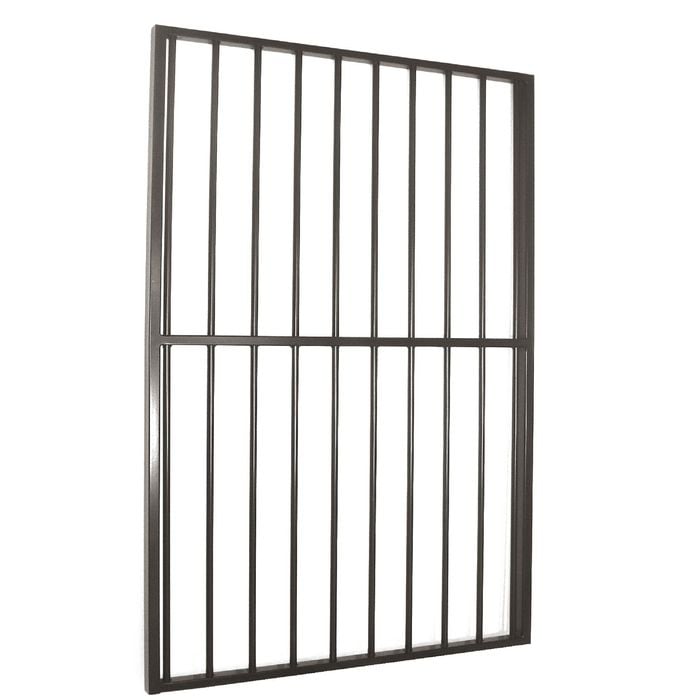 ProtectorAl 975 x 1750mm Black Flat Top Pedestrian Gate