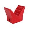 Sunrise Poly Soft V Block 3" 14mm Bore 70mm Base Red - Vbps3