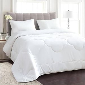Gioia Casa Premium Bamboo Microfiber Quilt - White - Super King