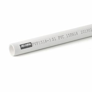 Holman 15mm x 3m Class 18 PVC Pressure Pipe